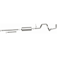 106-0027 Cat-Back Exhaust System, Made of Aluminized Steel, Direct-Fit Exhaust Series