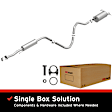 106-0030 Cat-Back Exhaust System, 2.0L, 4Cyl, Made of Aluminized Steel, Direct-Fit Exhaust Series
