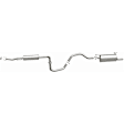 106-0030 Cat-Back Exhaust System, 2.0L, 4Cyl, Made of Aluminized Steel, Direct-Fit Exhaust Series