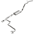106-0065 Cat-Back Exhaust System, 4.0L, 6Cyl, Made of Aluminized Steel, Direct-Fit Exhaust Series