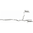 106-0068 Cat-Back Exhaust System, 2.5L, 4Cyl, Made of Aluminized Steel, Direct-Fit Exhaust Series