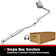 106-0072 Cat-Back Exhaust System, 3.8L, 6Cyl, Made of Aluminized Steel, Direct-Fit Exhaust Series