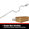 106-0073 Cat-Back Exhaust System, 3.0L, 6Cyl, Made of Aluminized Steel, Direct-Fit Exhaust Series