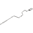 106-0073 Cat-Back Exhaust System, 3.0L, 6Cyl, Made of Aluminized Steel, Direct-Fit Exhaust Series