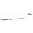 106-0078 Cat-Back Exhaust System, Made of Aluminized Steel, Direct-Fit Exhaust Series