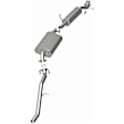 106-0080 Cat-Back Exhaust System, 2.4L, 4Cyl, Made of Aluminized Steel, Direct-Fit Exhaust Series
