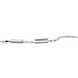 106-0080 Cat-Back Exhaust System, 2.4L, 4Cyl, Made of Aluminized Steel, Direct-Fit Exhaust Series