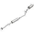 106-0086 Cat-Back Exhaust System, 2.4L, 4Cyl, Made of Aluminized Steel, Direct-Fit Exhaust Series
