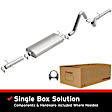 106-0087 Cat-Back Exhaust System, 4.7L, 8Cyl, Made of Aluminized Steel, Direct-Fit Exhaust Series
