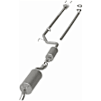 106-0102 Cat-Back Exhaust System, 1.8L, 4Cyl, Made of Aluminized Steel, Direct-Fit Exhaust Series