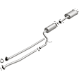 106-0102 Cat-Back Exhaust System, 1.8L, 4Cyl, Made of Aluminized Steel, Direct-Fit Exhaust Series