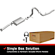 106-0111 Cat-Back Exhaust System, Made of Aluminized Steel, Direct-Fit Exhaust Series
