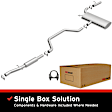 2007 Chrysler Sebring - Direct-Fit Exhaust Series Cat-Back, Exhaust System, 2.7L 6Cyl, Made of Aluminized Steel