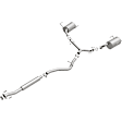 106-0133 Cat-Back Exhaust System, 2.5L, 4Cyl, Made of Aluminized Steel, Direct-Fit Exhaust Series