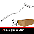 106-0137 Cat-Back Exhaust System, 3.5L, 6Cyl, Made of Aluminized Steel, Direct-Fit Exhaust Series