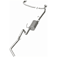 106-0144 Cat-Back Exhaust System, 4.0L, 6Cyl, Made of Aluminized Steel, Direct-Fit Exhaust Series