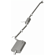 106-0151 Cat-Back Exhaust System, 2.4L, 4Cyl, Made of Aluminized Steel, Direct-Fit Exhaust Series