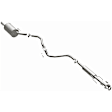 106-0157 Cat-Back Exhaust System, 1.6L, 4Cyl, Made of Aluminized Steel, Direct-Fit Exhaust Series
