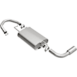 106-0161 Cat-Back Exhaust System, 1.8L, 4Cyl, Made of Aluminized Steel, Direct-Fit Exhaust Series