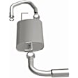 106-0161 Cat-Back Exhaust System, 1.8L, 4Cyl, Made of Aluminized Steel, Direct-Fit Exhaust Series