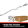 2011 Subaru Outback - Direct-Fit Exhaust Series Cat-Back, Exhaust System, 2.5L 4Cyl, Made of Aluminized Steel