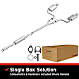 106-0167 Cat-Back Exhaust System, 3.5L, 6Cyl, Made of Aluminized Steel, Direct-Fit Exhaust Series