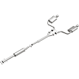 106-0167 Cat-Back Exhaust System, 3.5L, 6Cyl, Made of Aluminized Steel, Direct-Fit Exhaust Series