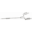 106-0167 Cat-Back Exhaust System, 3.5L, 6Cyl, Made of Aluminized Steel, Direct-Fit Exhaust Series