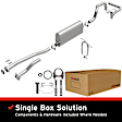 106-0178 Cat-Back Exhaust System, Made of Aluminized Steel, Direct-Fit Exhaust Series