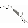 106-0178 Cat-Back Exhaust System, Made of Aluminized Steel, Direct-Fit Exhaust Series