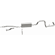 106-0178 Cat-Back Exhaust System, Made of Aluminized Steel, Direct-Fit Exhaust Series
