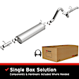 106-0179 Cat-Back Exhaust System, Made of Aluminized Steel, Direct-Fit Exhaust Series
