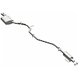 106-0191 Cat-Back Exhaust System, Made of Aluminized Steel, Direct-Fit Exhaust Series
