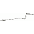 106-0191 Cat-Back Exhaust System, Made of Aluminized Steel, Direct-Fit Exhaust Series