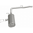 106-0192 Cat-Back Exhaust System, Made of Aluminized Steel, Direct-Fit Exhaust Series