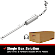 106-0195 Cat-Back Exhaust System, 5.7L, 8Cyl, Made of Aluminized Steel, Direct-Fit Exhaust Series