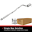 106-0213 Cat-Back Exhaust System, Made of Aluminized Steel, Direct-Fit Exhaust Series