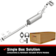 106-0219 Cat-Back Exhaust System, 2.7L, 4Cyl, Made of Aluminized Steel, Direct-Fit Exhaust Series