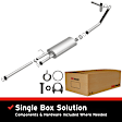 106-0237 Cat-Back Exhaust System, Made of Aluminized Steel, Direct-Fit Exhaust Series