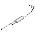 106-0237 Cat-Back Exhaust System, Made of Aluminized Steel, Direct-Fit Exhaust Series
