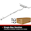 106-0243 Cat-Back Exhaust System, 2.5L, 4Cyl, Made of Aluminized Steel, Direct-Fit Exhaust Series