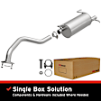 2012 Nissan Sentra - Direct-Fit Exhaust Series, Cat-Back, Exhaust System, 2.0L 4Cyl, Made of Aluminized Steel