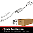 106-0263 Cat-Back Exhaust System, Made of Aluminized Steel, Direct-Fit Exhaust Series