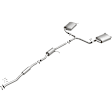 106-0293 Cat-Back Exhaust System, 3.0L, 6Cyl, Made of Aluminized Steel, Direct-Fit Exhaust Series