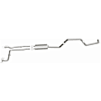 2012 Nissan NV1500 - Direct-Fit Exhaust Series, Cat-Back, Exhaust System, 4.0L 6Cyl, Made of Aluminized Steel