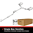 2003 Acura CL - Direct-Fit Exhaust Series, Cat-Back, Exhaust System, 3.2L 6Cyl, Made of Aluminized Steel