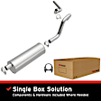 1996 Ford Bronco - Direct-Fit Exhaust Series, Cat-Back, Exhaust System, 5.0L 8Cyl, Made of Aluminized Steel