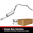 106-0397 Cat-Back Exhaust System, 3.0L, 6Cyl, Made of Aluminized Steel, Direct-Fit Exhaust Series