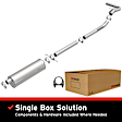 106-0431 Cat-Back Exhaust System, Made of Aluminized Steel, Direct-Fit Exhaust Series