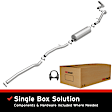 106-0437 Cat-Back Exhaust System, Made of Aluminized Steel, Direct-Fit Exhaust Series